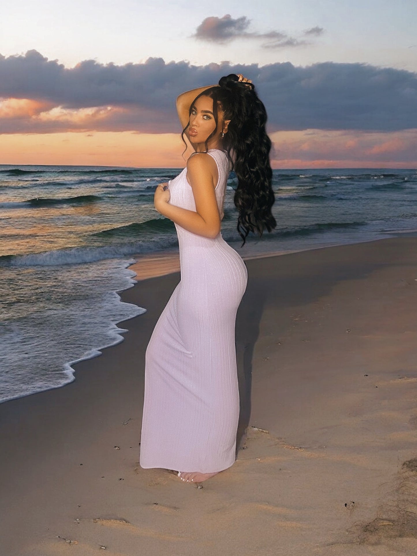 Lilac Maxi Dress