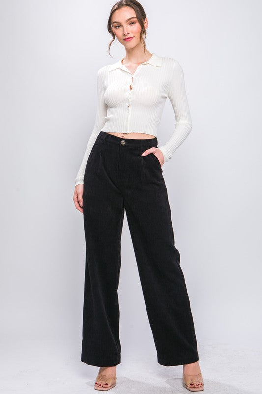 Corduroy Trouser Pants