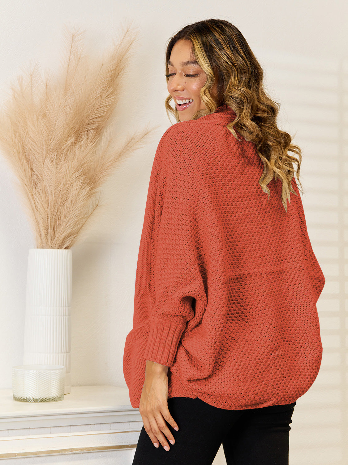 Angel Open Front  Cardigan with Pockets