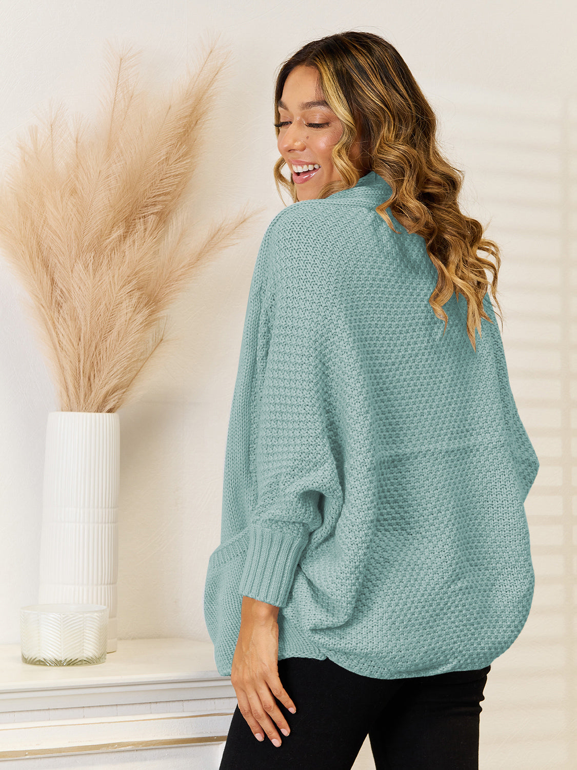 Angel Open Front  Cardigan with Pockets